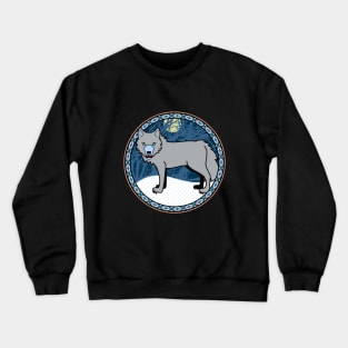 Cunning Gray Lone Wolf Crewneck Sweatshirt